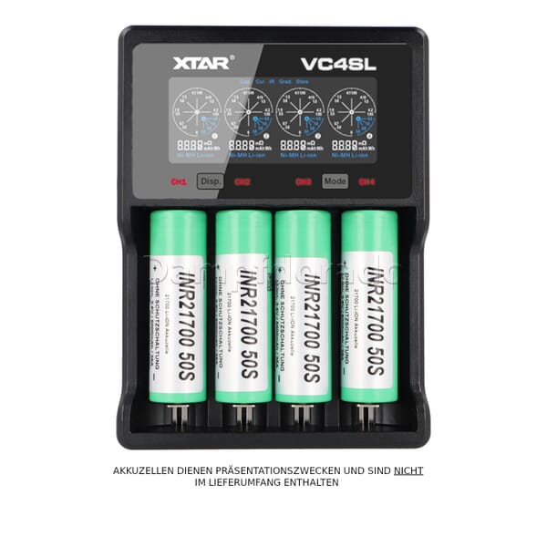 XTAR VC4SL Akku-Ladegerät