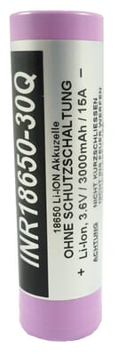 Samsung 30Q - 18650 - 3000mAh