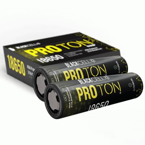 2 x Blackcell Proton - 18650 - 3000mAh