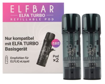 Elf Bar Elfa Turbo Leerpods mit Coil