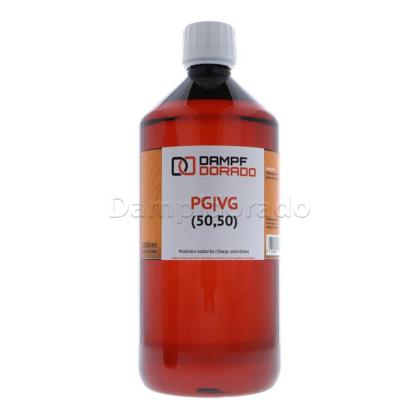 Nikotinfreie Basislösung 1 Liter 50-50