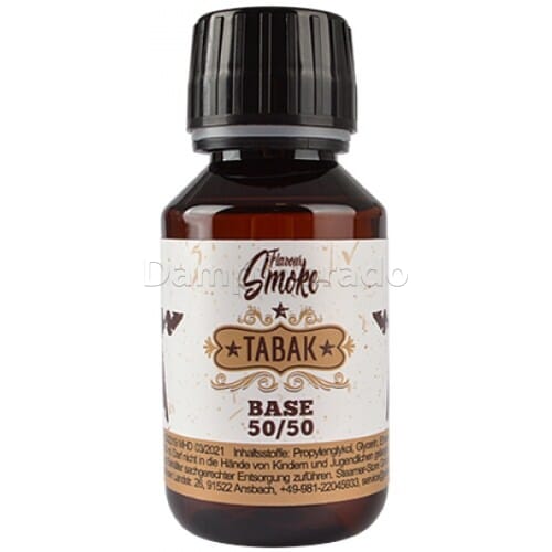Flavour Smoke - Tabak Base - 100ml Nikotinfreie Basislösung