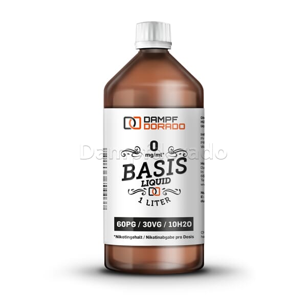 Nikotinfreie Basislösung 1 Liter 60-30-10