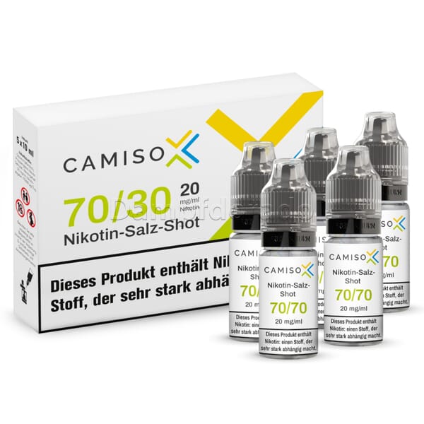 Nikotinsalz Shots 20mg - 5 Stück - Camiso