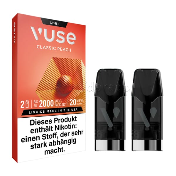 2 Vuse Pods classic peach