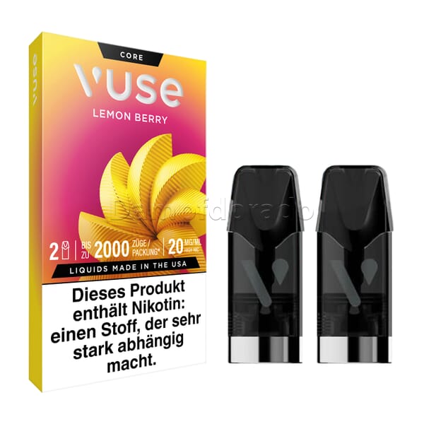 2 Vuse Pods lemon berry