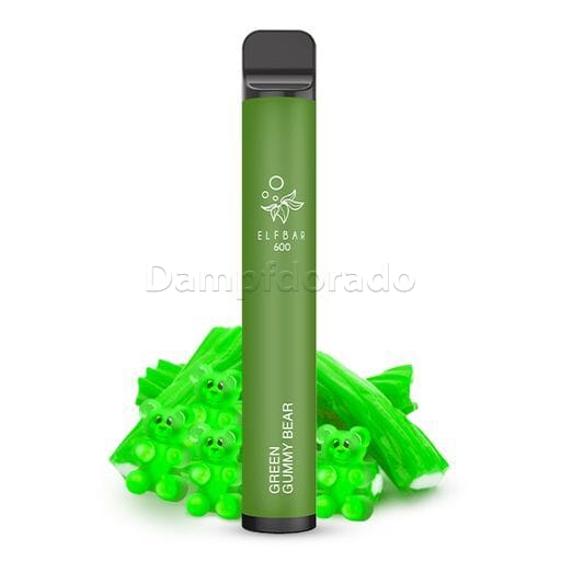 Elf Bar 600 green gummy bear