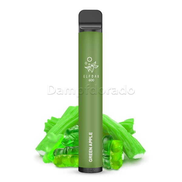 Elf Bar 600 green apple (ehemals gummy bear)