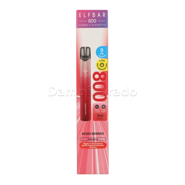 Elf Bar 800 Vape Pen nikotinfrei alle Sorten