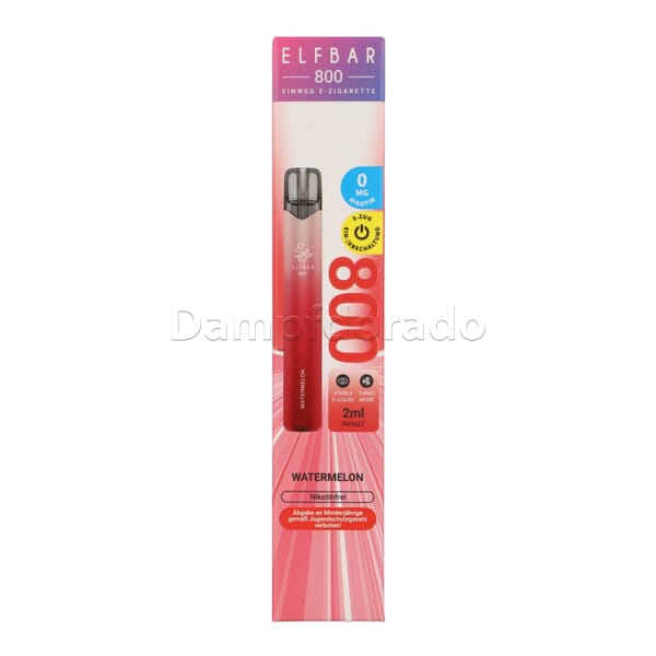 elfbar elfa master akku Elfbar 600 Watermelon Vape Nikotinfrei | 6,90€ main image 0