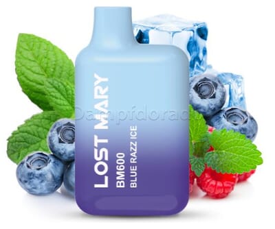 Lost Mary BM600 blue razz ice