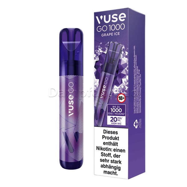 Vuse GO 1000 Einweg grape ice