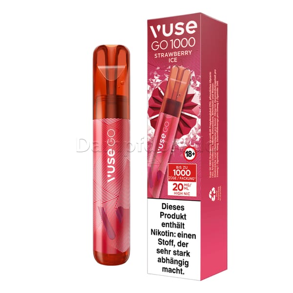 Vuse GO 1000 Einweg strawberry ice