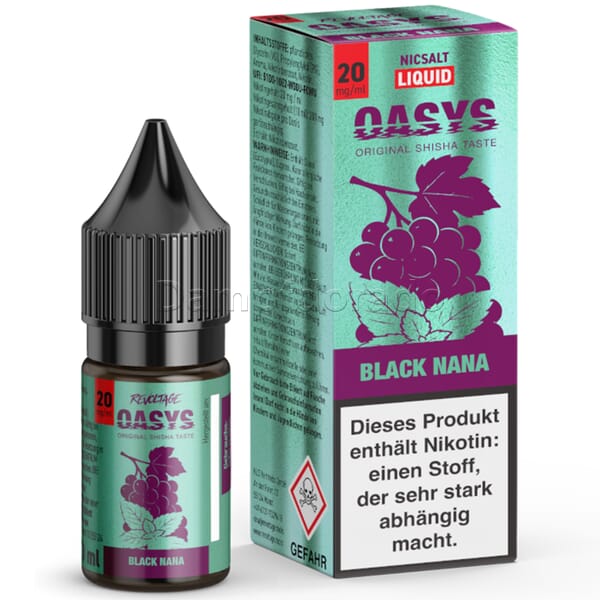 Liquid Black Nana - Revoltage Oasys Nikotinsalz