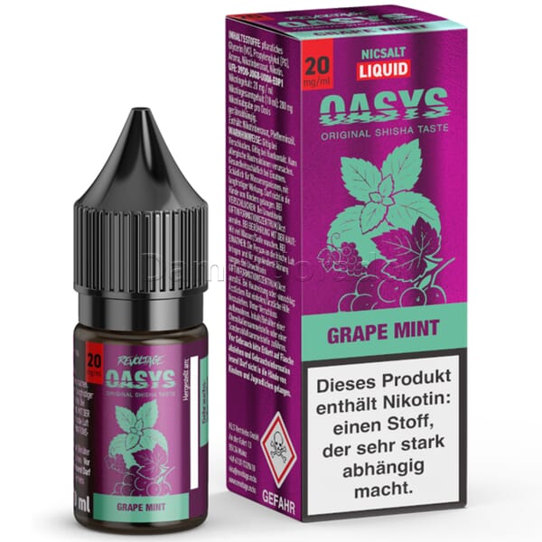 Liquid Grape Mint - Revoltage Oasys Nikotinsalz