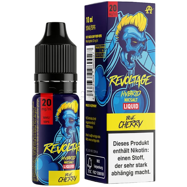 Liquid Blue Cherry - Revoltage Nikotinsalz