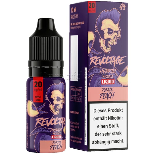 Liquid Purple Peach - Revoltage Nikotinsalz