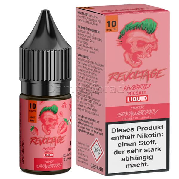 Liquid Super Strawberry - Revoltage Nikotinsalz
