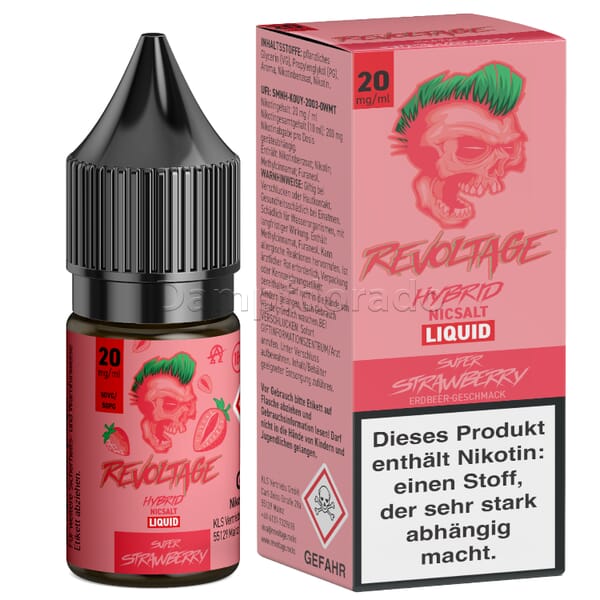 Liquid Super Strawberry - Revoltage Nikotinsalz