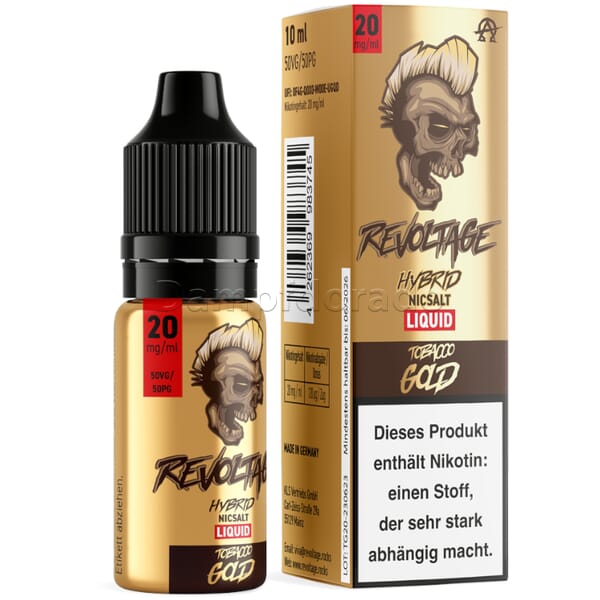 Liquid Tobacco Gold - Revoltage Nikotinsalz