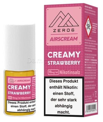 Liquid Creamy Strawberry - Airscream Nikotinsalz