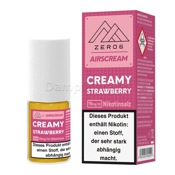 Liquid Creamy Strawberry - Airscream Nikotinsalz