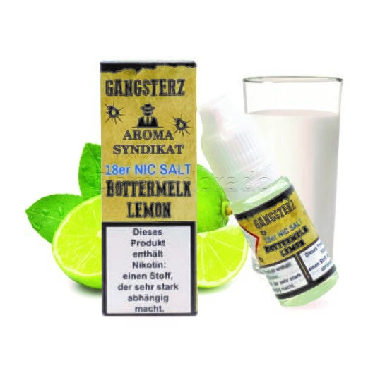 Liquid Bottermelk Lemon - Aroma Syndikat Gangsterz Nikotinsalz