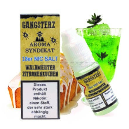 Liquid Waldmeister Zitronenkuchen - Aroma Syndikat Gangsterz Nikotinsalz