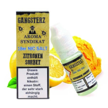 Liquid Zitronen Sorbet - Aroma Syndikat Gangsterz Nikotinsalz