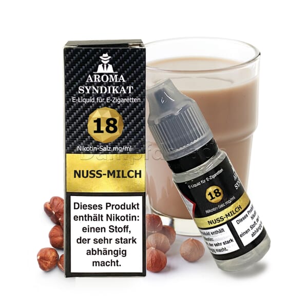 Liquid Nuss Milch - Aroma Syndikat Nikotinsalz