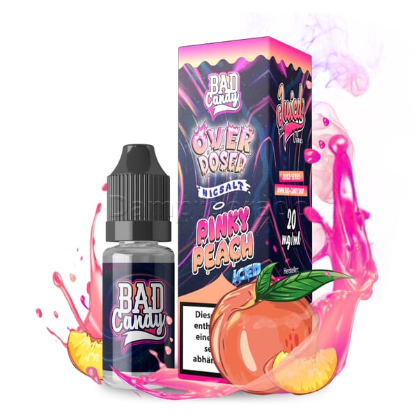 Liquid Pinky Peach Iced - Bad Candy Juicd Nikotinsalz