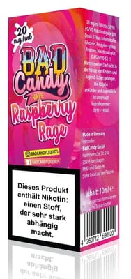 Liquid Raspberry Rage - Bad Candy Nikotinsalz