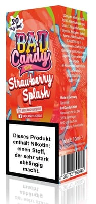 Liquid Strawberry Splash - Bad Candy Nikotinsalz