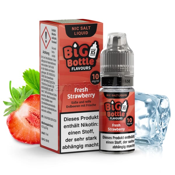 Liquid Fresh Strawberry - Big Bottle Nikotinsalz