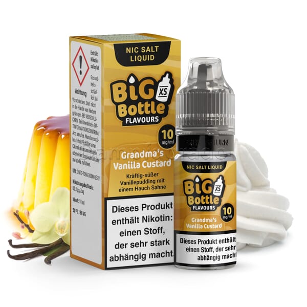 Liquid Grandmas Vanilla Custard - Big Bottle Nikotinsalz