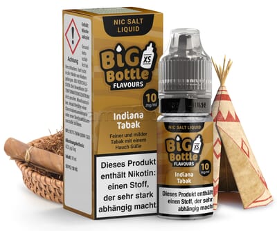 Liquid Indiana Tabak - Big Bottle Nikotinsalz