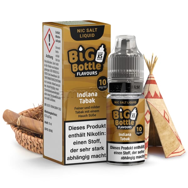 Liquid Indiana Tabak - Big Bottle Nikotinsalz