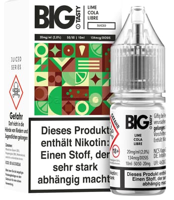 Liquid Lime Cola Libre - Big Tasty Nikotinsalz