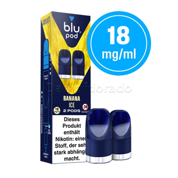 2 Blu Pods banana ice