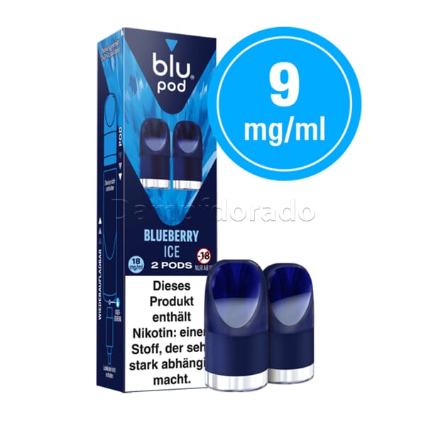 2 Blu Pods blueberry ice