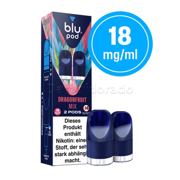 2 Blu Pods dragonfruit mix