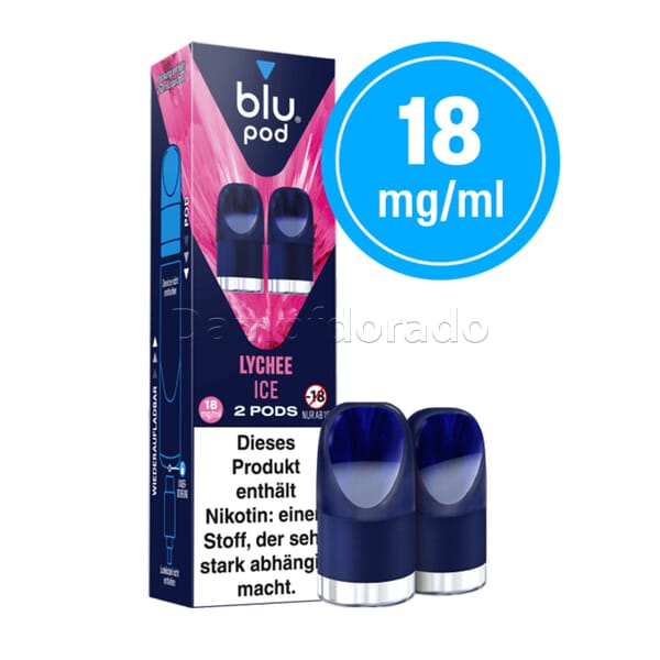 2 Blu Pods lychee ice
