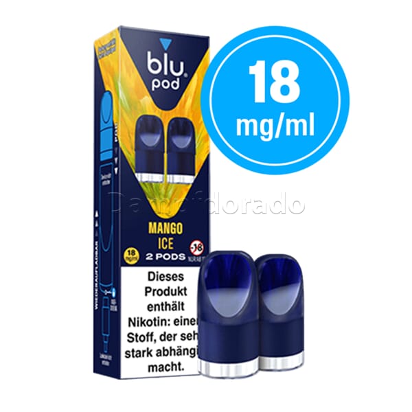 2 Blu Pods mango ice