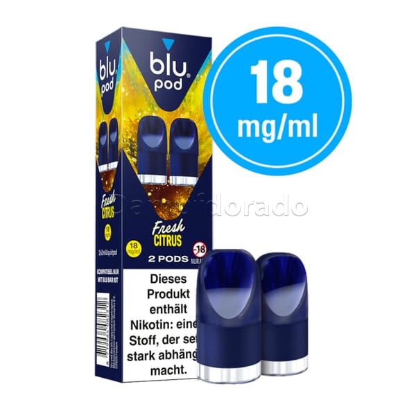 2 Blu Pods fresh citrus
