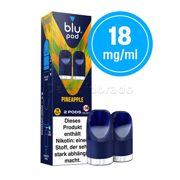 2 Blu Pods pineapple ice