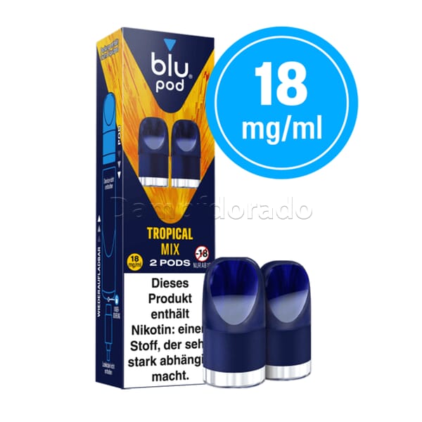 2 Blu Pods tropical mix