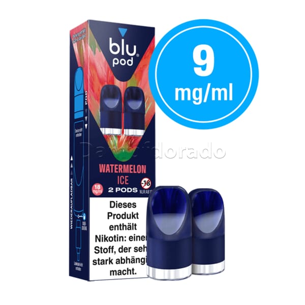 2 Blu Pods watermelon ice