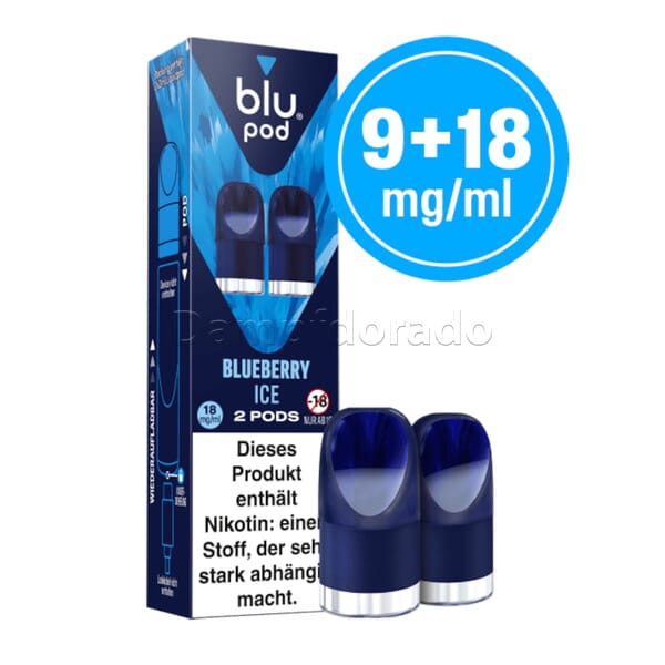 vape strength chart Blu Pods blueberry ice | 2 Stück