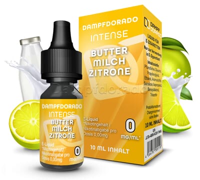 Liquid Buttermilch Zitrone - Dampfdorado Intense