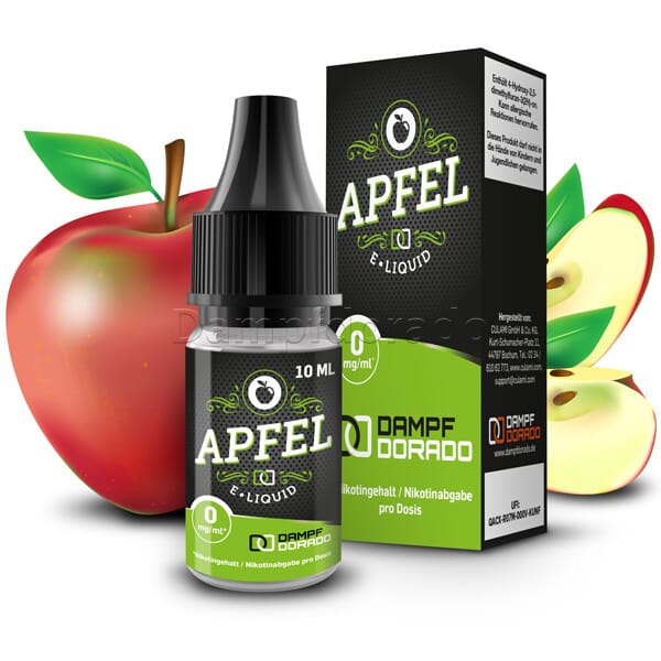 Apfel Liquid für Dampfdorado E-Zigaretten |